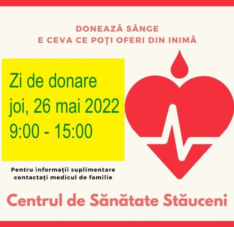 Stimați locuitori ai comunei Stăuceni, Administrația publică locală și IMSP Centrul de Sănătate Stăuceni îndeamnă locuit...