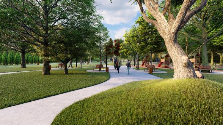 Conceptul proiectului de amenajare a parcului din str. Mateevici