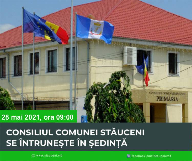 Consiliul comunei Stăuceni se întrunește în ședință